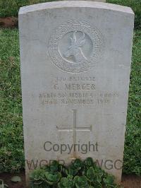 Dar Es Salaam War Cemetery - Mercer, G